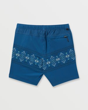 Surftrek Elastic Submersible 17 Hybrid Shorts – Deep Blue