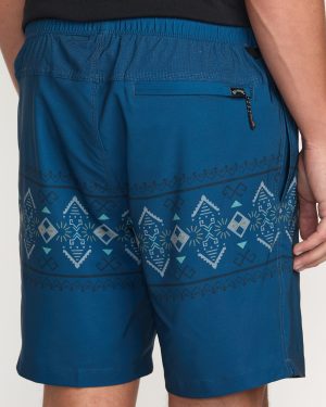 Surftrek Elastic Submersible 17 Hybrid Shorts – Deep Blue