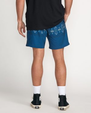 Surftrek Elastic Submersible 17 Hybrid Shorts – Deep Blue