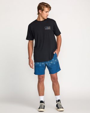 Surftrek Elastic Submersible 17 Hybrid Shorts – Deep Blue