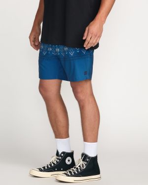 Surftrek Elastic Submersible 17 Hybrid Shorts – Deep Blue