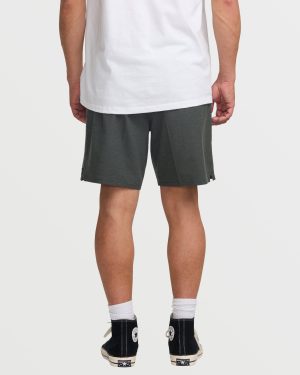 Crossfire Elastic Submersible 18 Hybrid Shorts – Asphalt