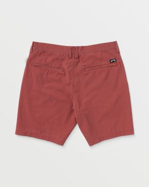 Crossfire Wave Wash Submersible 18 Hybrid Shorts – Dusty Red