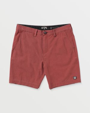 Crossfire Wave Wash Submersible 18 Hybrid Shorts – Dusty Red