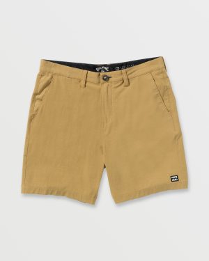Crossfire Wave Wash Submersible 18 Hybrid Shorts – Khaki