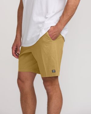 Crossfire Wave Wash Submersible 18 Hybrid Shorts – Khaki