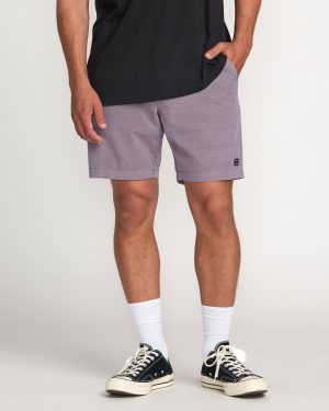 Crossfire Wave Wash Submersible 18 Hybrid Shorts – Light Purple
