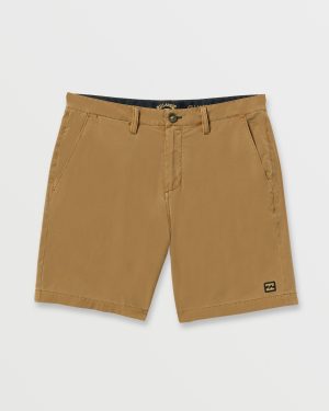Crossfire Wave Wash Submersible 18 Hybrid Shorts – Tobacco