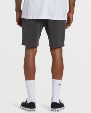 Crossfire Wave Wash Submersible 18 Hybrid Shorts – Washed Black