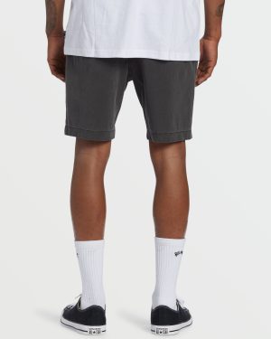 Crossfire Wave Wash Submersible 18 Hybrid Shorts – Washed Black
