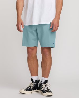 Crossfire Submersible 19 Hybrid Shorts – Glacier Blue