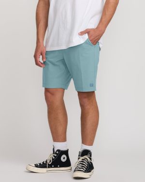 Crossfire Submersible 19 Hybrid Shorts – Glacier Blue