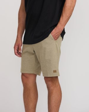 Crossfire Submersible 19 Hybrid Shorts – Khaki