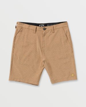 Crossfire Submersible 19 Hybrid Shorts – Tobacco
