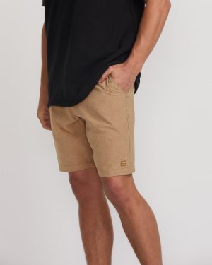 Crossfire Submersible 19 Hybrid Shorts – Tobacco