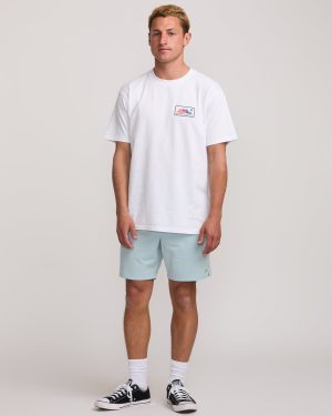Surftrek Transit Elastic 17 Hybrid Shorts – Dusty Blue