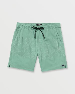 Surftrek Transit Elastic 17 Hybrid Shorts – Mist Green