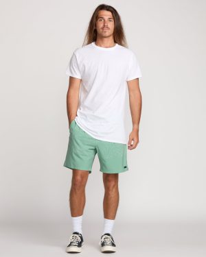 Surftrek Transit Elastic 17 Hybrid Shorts – Mist Green