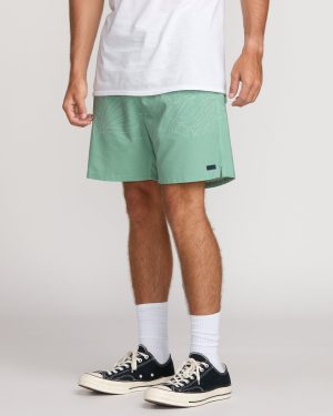 Surftrek Transit Elastic 17 Hybrid Shorts – Mist Green