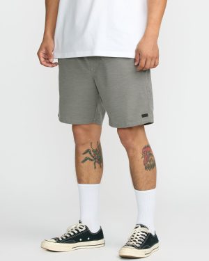 Surftrek Transit Elastic 17 Hybrid Shorts – Pewter
