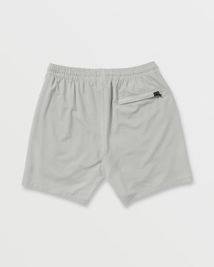 Surftrek Perforated Elastic 17 Hybrid Shorts – Silver