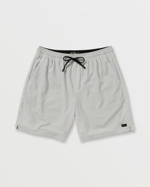 Surftrek Perforated Elastic 17 Hybrid Shorts – Silver