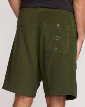 De La Cruz Submersible Hybrid Shorts – Olive