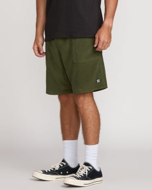 De La Cruz Submersible Hybrid Shorts – Olive