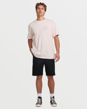 Crayon Wave Premium Tee – Light Pink