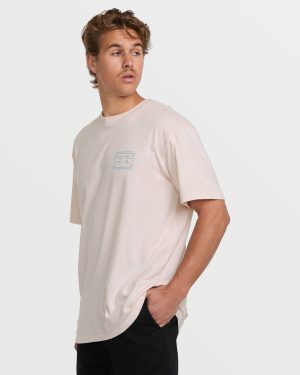 Crayon Wave Premium Tee – Light Pink