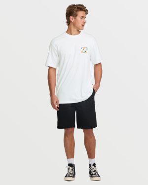 Crayon Wave Premium Tee – White
