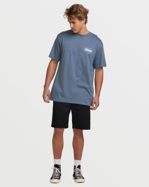 Runner Premium Tee – Slate Blue