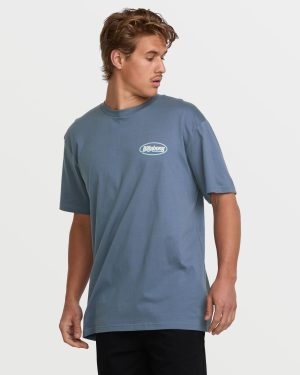 Runner Premium Tee – Slate Blue