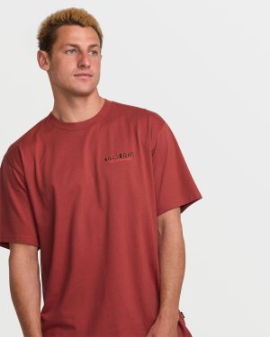 Twin Peaks Regular Tee – Dusty Red