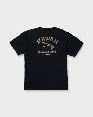 Island Chain Hawaii Regular Tee – Black