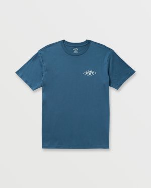 Diamond Arch Premium Tee – Deep Blue