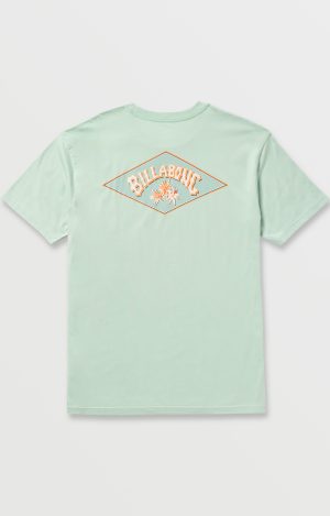 Diamond Arch Premium Tee – Seafoam