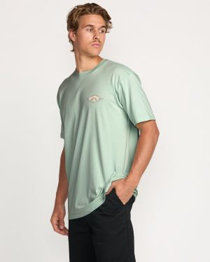 Diamond Arch Premium Tee – Seafoam