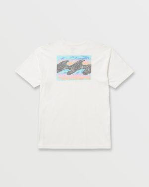 Crayon Wave Premium Tee – Off White