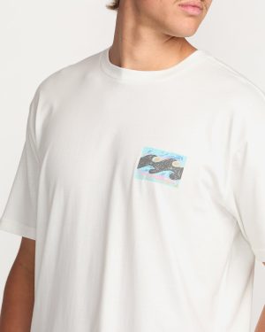 Crayon Wave Premium Tee – Off White