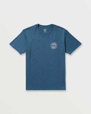Hollow Premium Tee – Deep Blue
