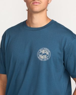 Hollow Premium Tee – Deep Blue
