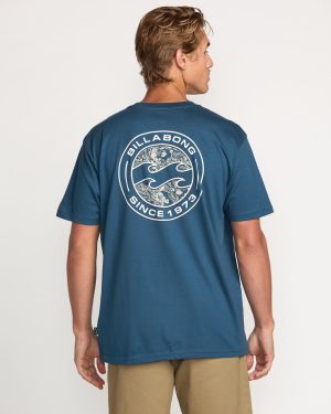 Hollow Premium Tee – Deep Blue