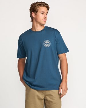 Hollow Premium Tee – Deep Blue