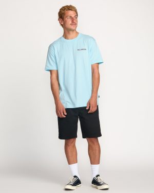 Window Premium Tee – Coastal Blue