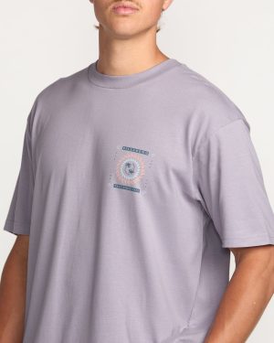 Spun Out Premium Tee – Light Purple