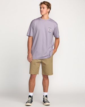 Spun Out Premium Tee – Light Purple
