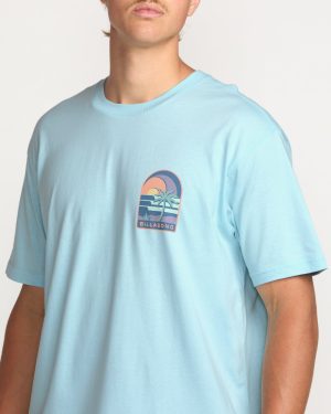 Portal Premium Tee – Coastal Blue