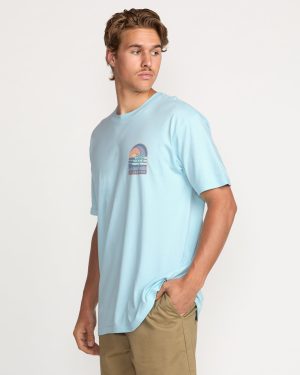 Portal Premium Tee – Coastal Blue