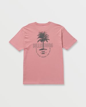 Calm Palm Premium Tee – Dusty Pink